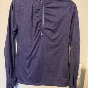 Kirkland Signature Heathered Purple Performance Pullover